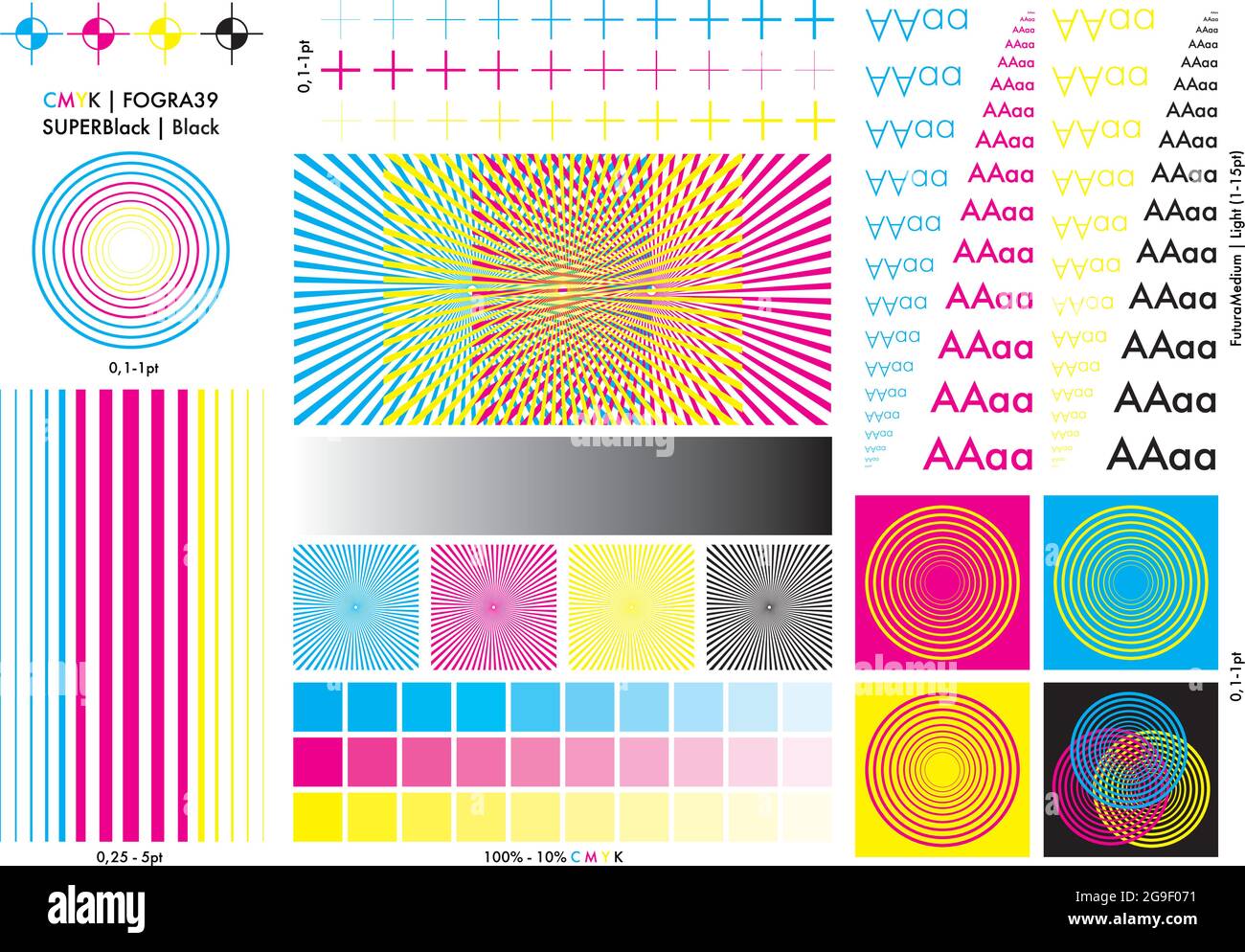 Cmyk Color Not Pantone Stock Vektorgrafiken Kaufen Alamy