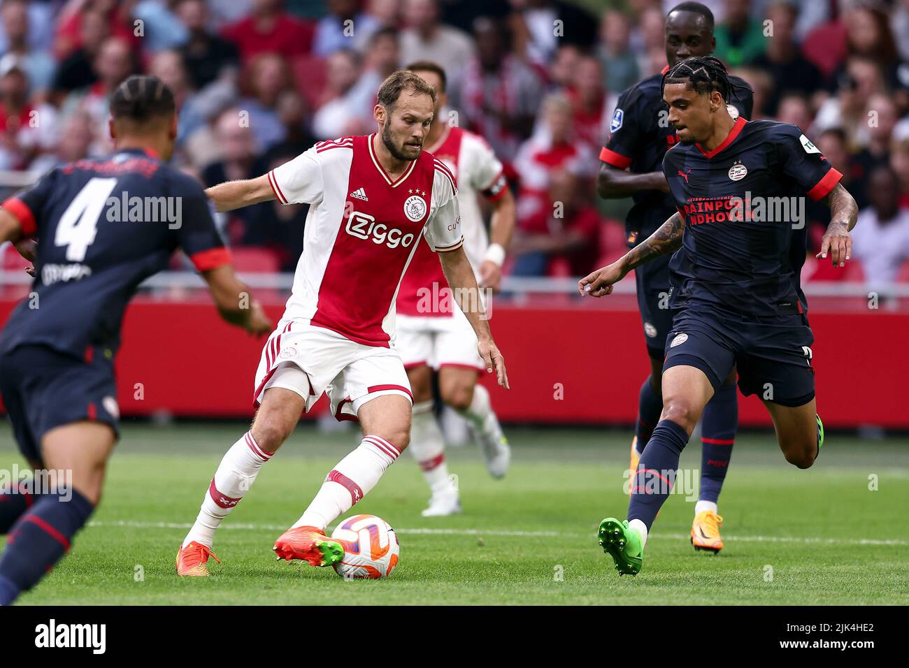 AMSTERDAM Lr Daley Blind Von Ajax Ki Jana Hoever Oder PSV