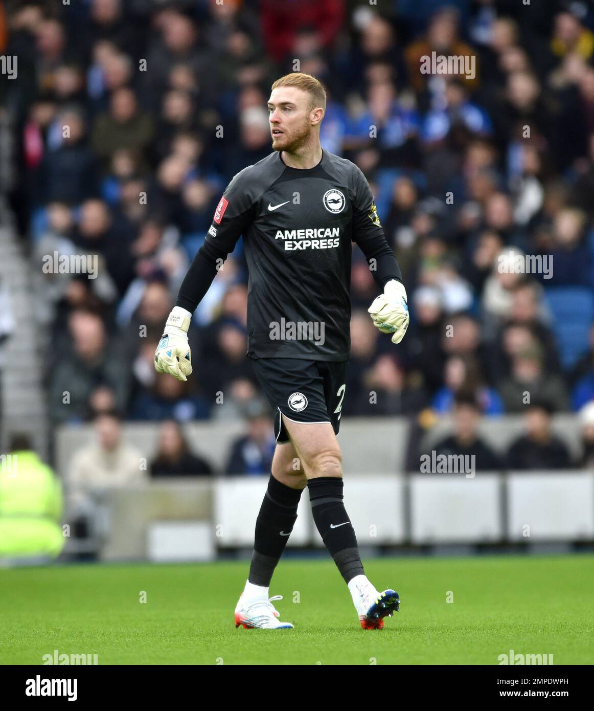 Jason Steele von Brighton während des Emirates FA Cup 4 Runde Spiels