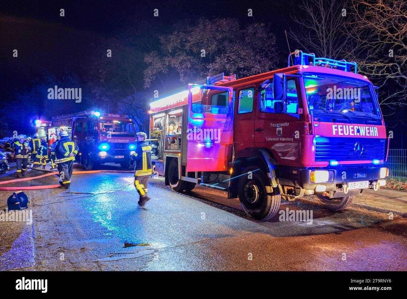 Lutherstadt Wittenberg Gro Einsatz Feuerwehr Muss Wohnungsbrand