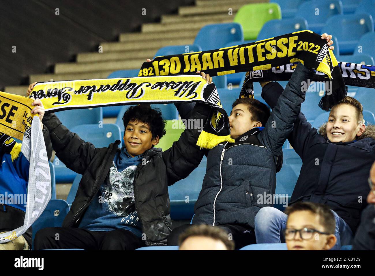 Arnhem Vitesse Fans Beim Niederl Ndischen Eredivisie Spiel Zwischen