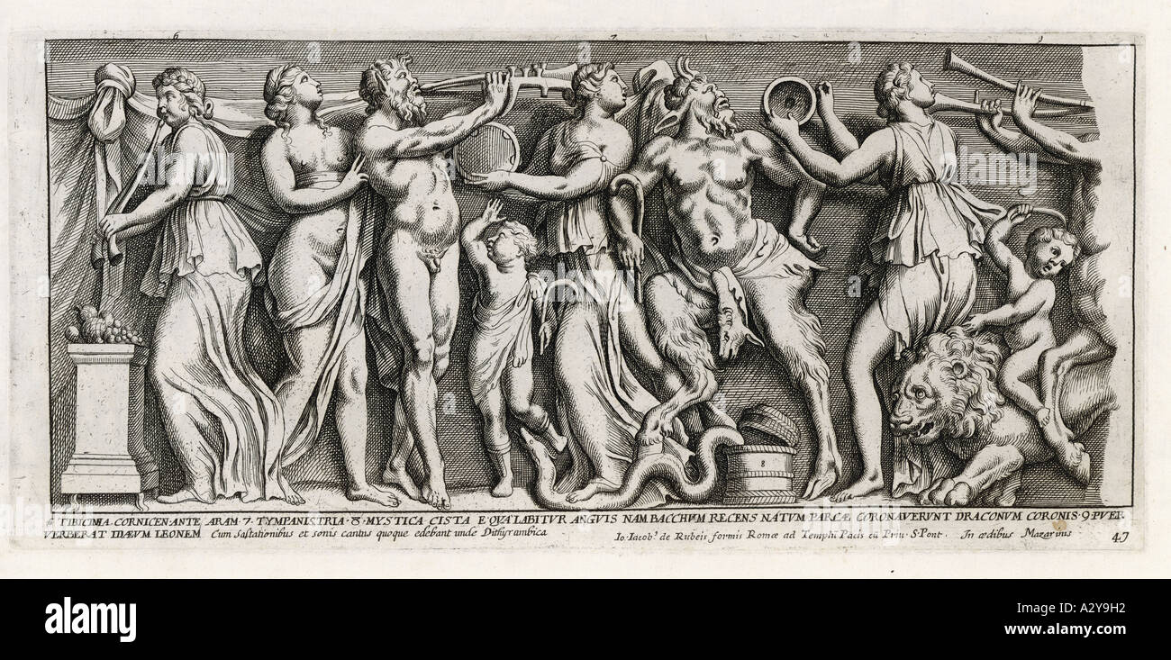 Dämon Im Gefolge Des Dionysos www.alamy.de