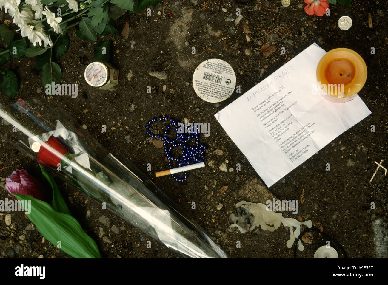 Paris Frankreich Jim Morrison S Grab Im Friedhof Pere Lachaise