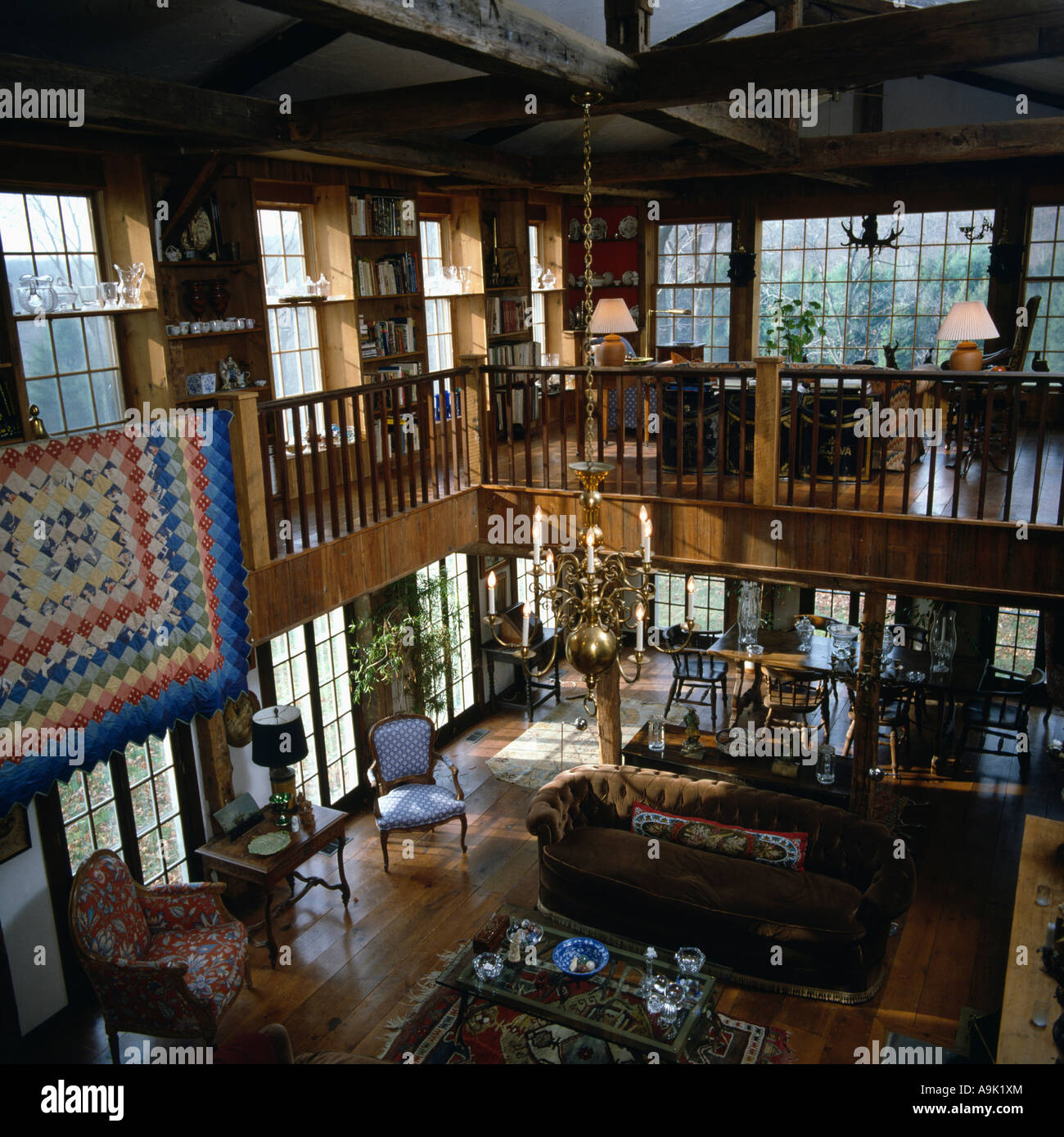 Country Interiors Traditional Conversion Stockfotos & Country Interiors