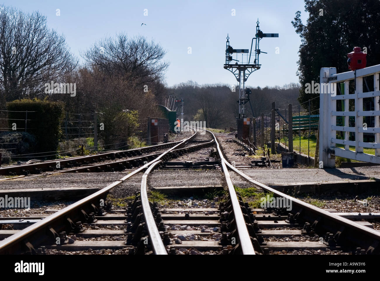 Eisenbahnschienen Stockfoto, Bild: 7109621 - Alamy