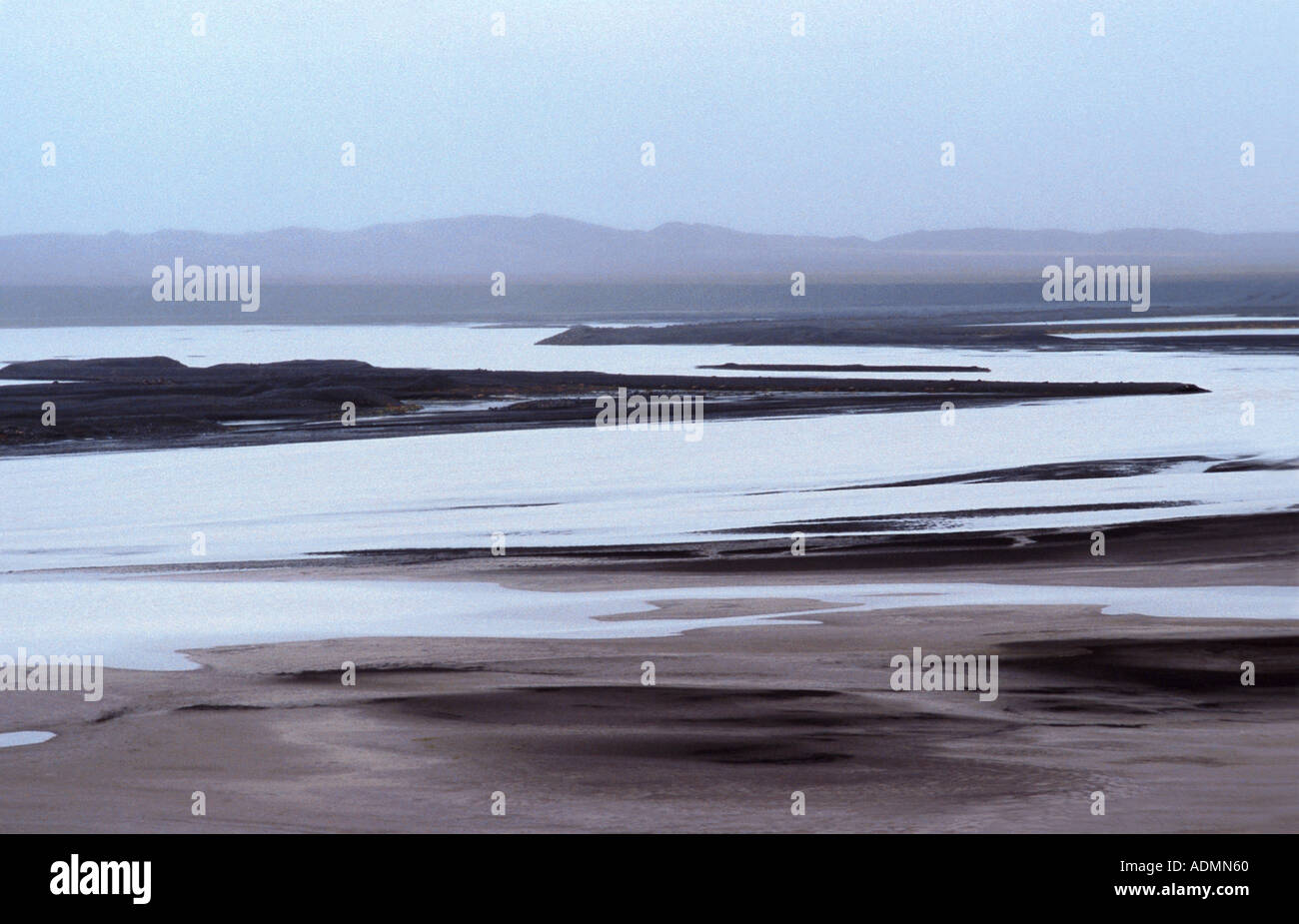 SanderLandschaft mit Fluss, Island Stockfoto, Bild 4392287 Alamy