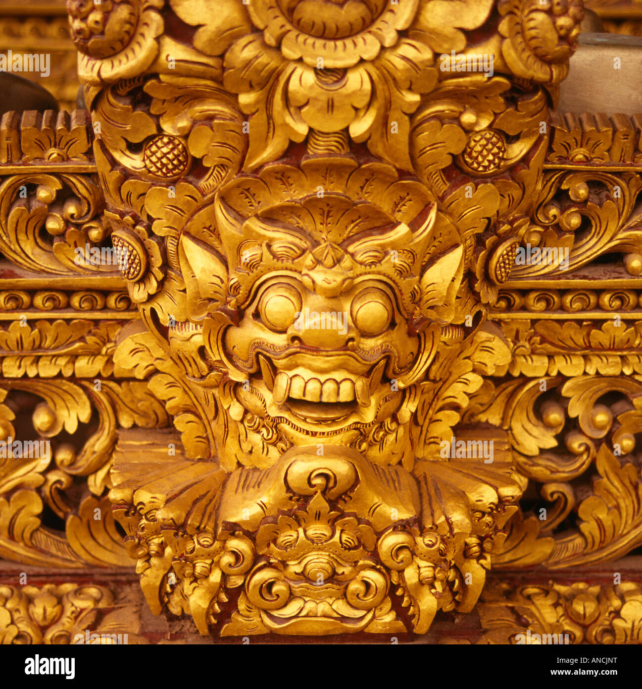 Bali Indonesia Wood Carving Craft Stockfotos & Bali Indonesia Wood