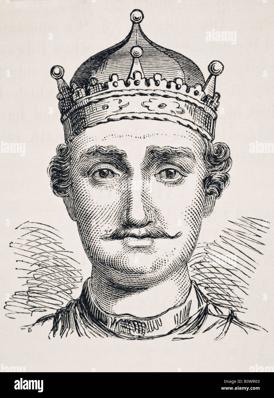 William The Conqueror Portrait Stockfotos & William The Conqueror