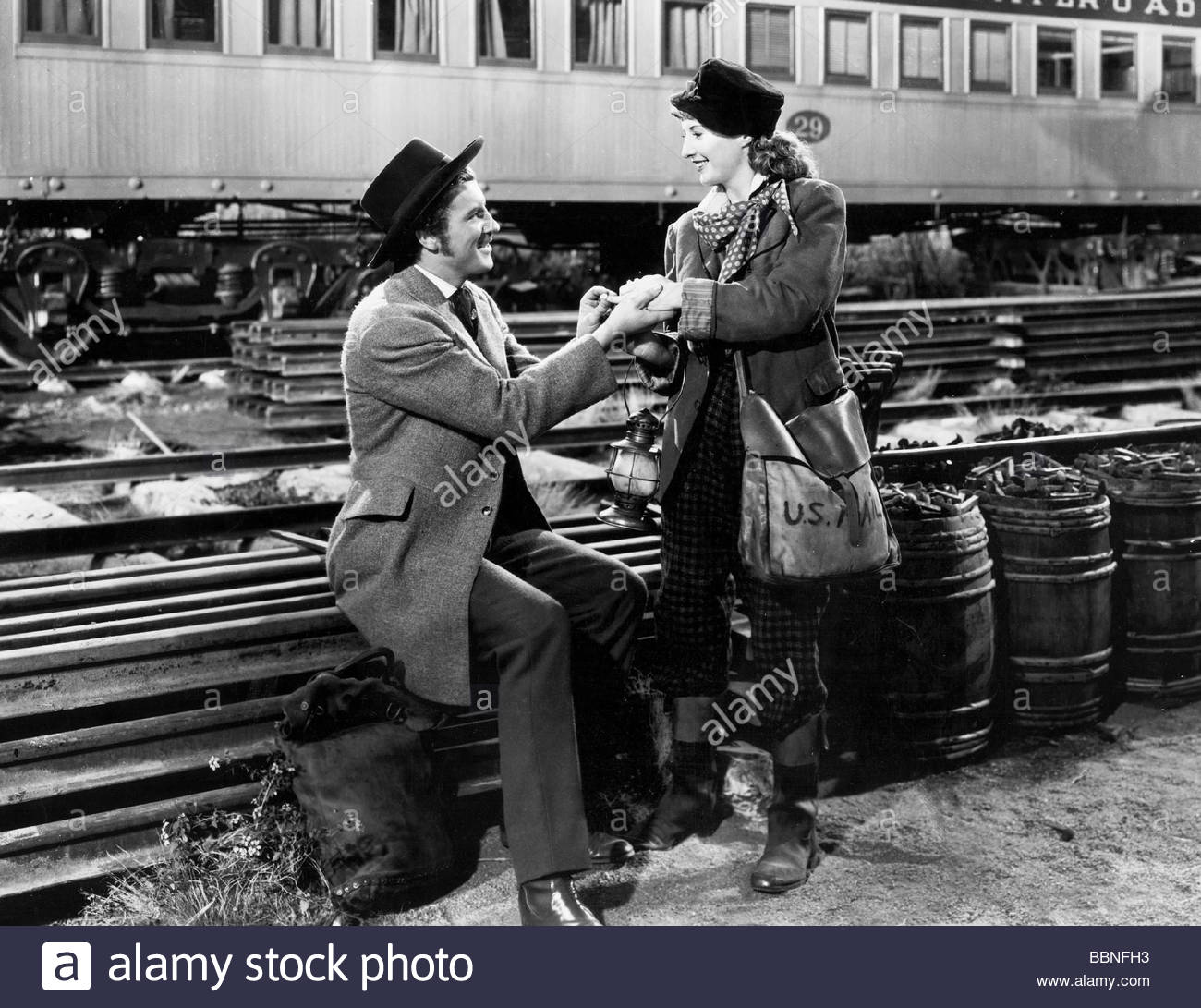 Film, "Union Pacific", USA 1939, Regie Cecil, Szene mit Robert