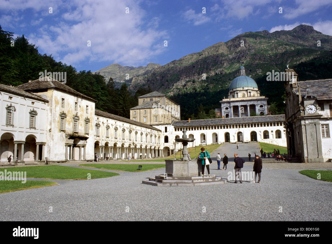 Heiligtum von Oropa Biella Italien Stockfoto, Bild 25202128 Alamy
