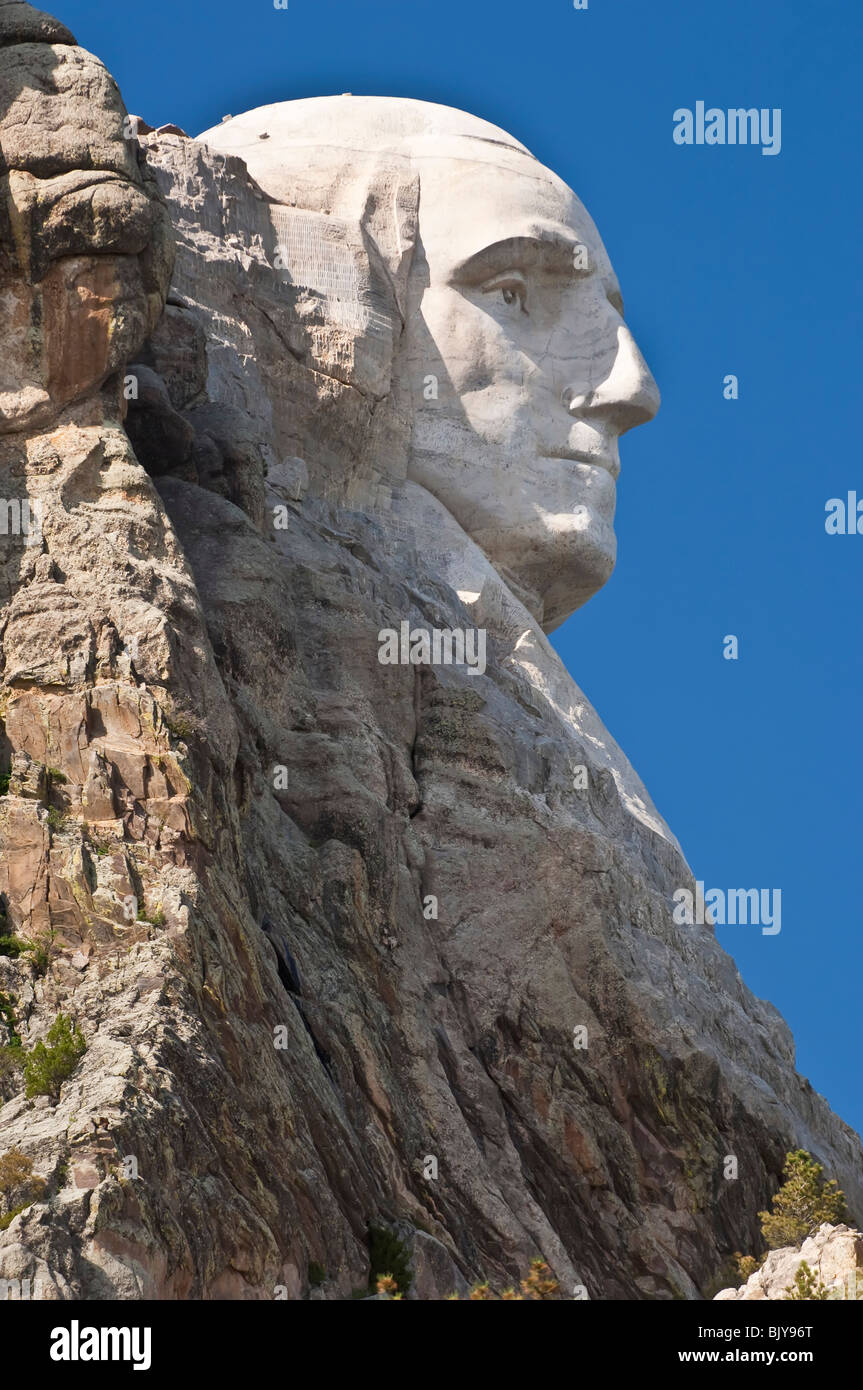 George Washington Profil Mount Rushmore National Memorial Mount