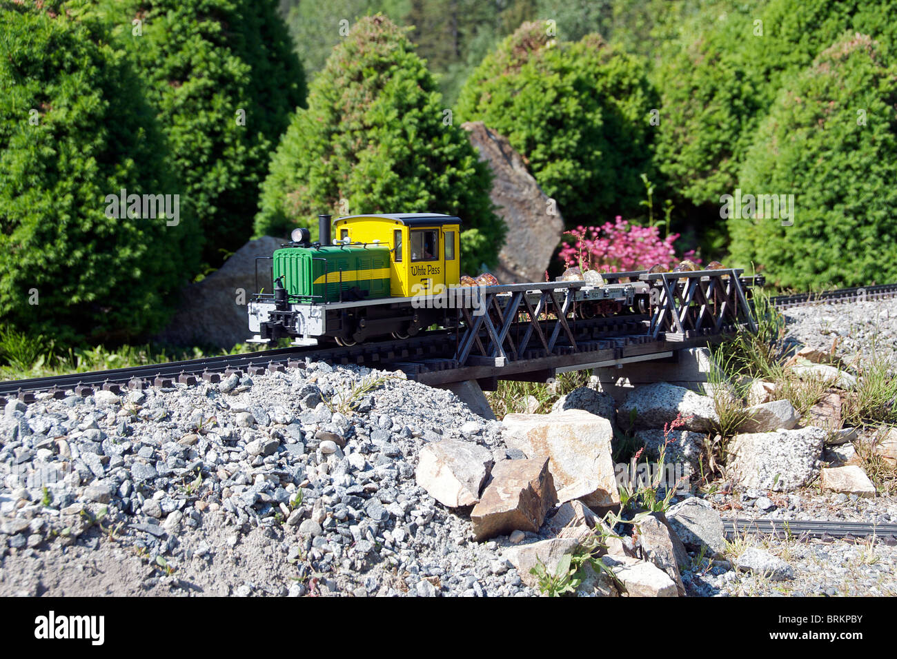 Model Garden Railroad Stockfotos & Model Garden Railroad Bilder - Alamy