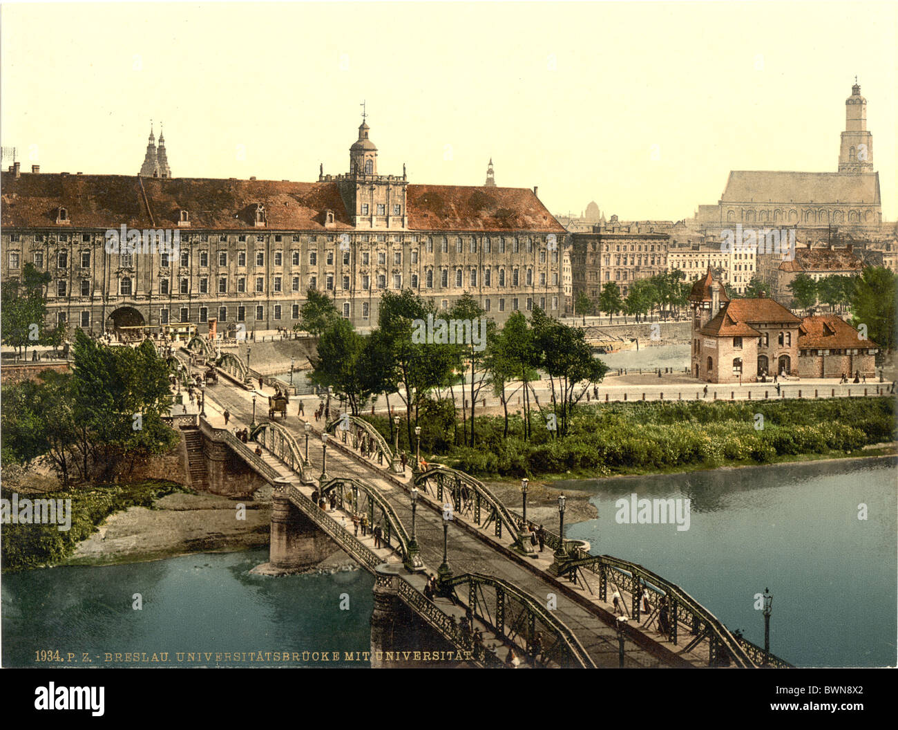 Breslau Schlesien früher Deutschland Europa Deutsche Reich Polen