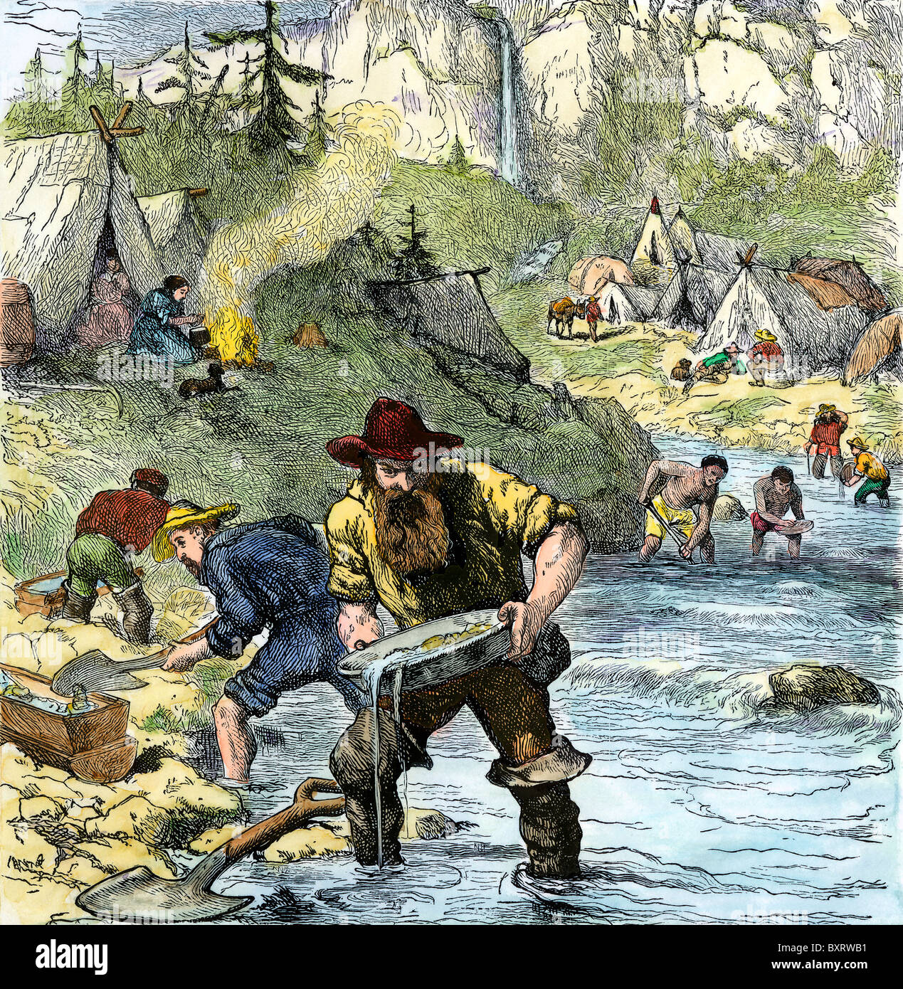 goldsucher-goldwaschen-im-kalifornischen-goldrausch-bxrwb1.jpg