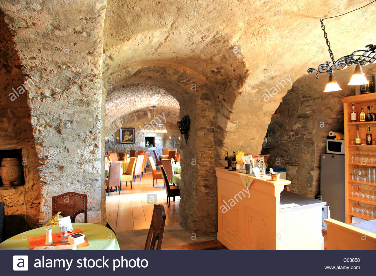 Keller von Schloss Brandenstein Burg, Thüringen, Deutschland, Europa
