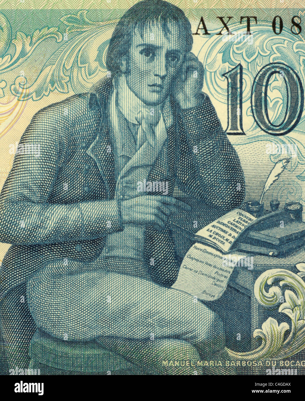 Manuel Maria Barbosa du Bocage (17651805) auf 100 Escudos 1981