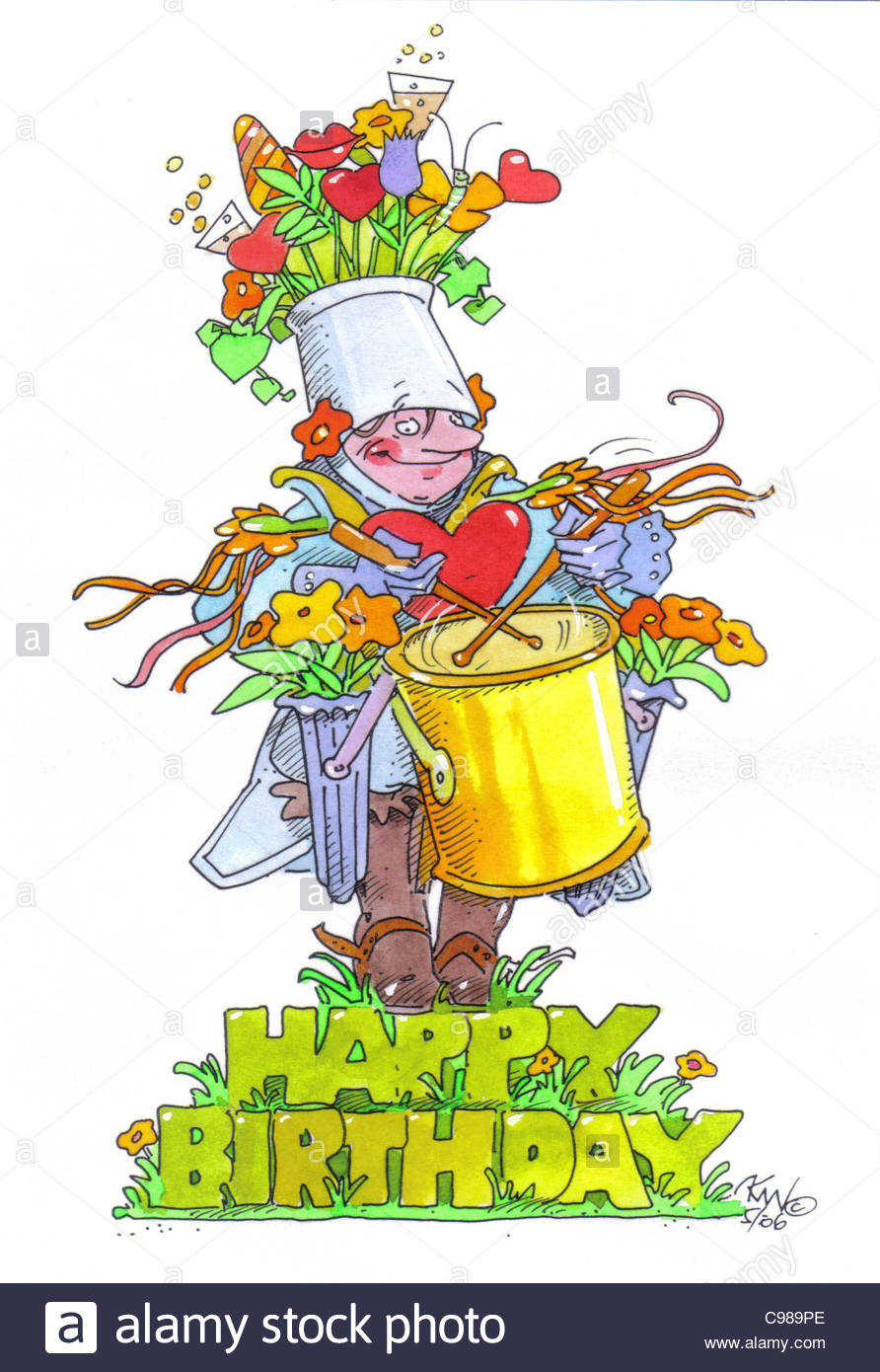 der GeburtstagSchlagzeuger Stockfoto, Bild 40135942 Alamy