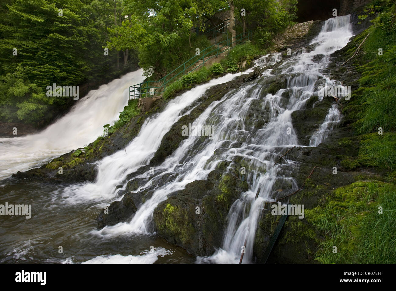 Die Wasserfälle von Coo in der Nähe von Stavelot in den belgischen