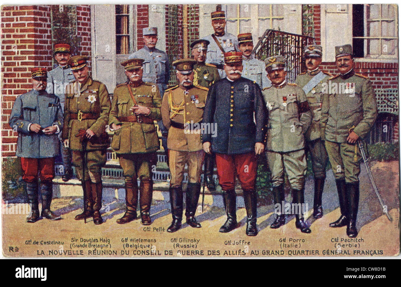 Treffen der Kriegsrat der Alliierten Stockfoto, Bild 49972983 Alamy