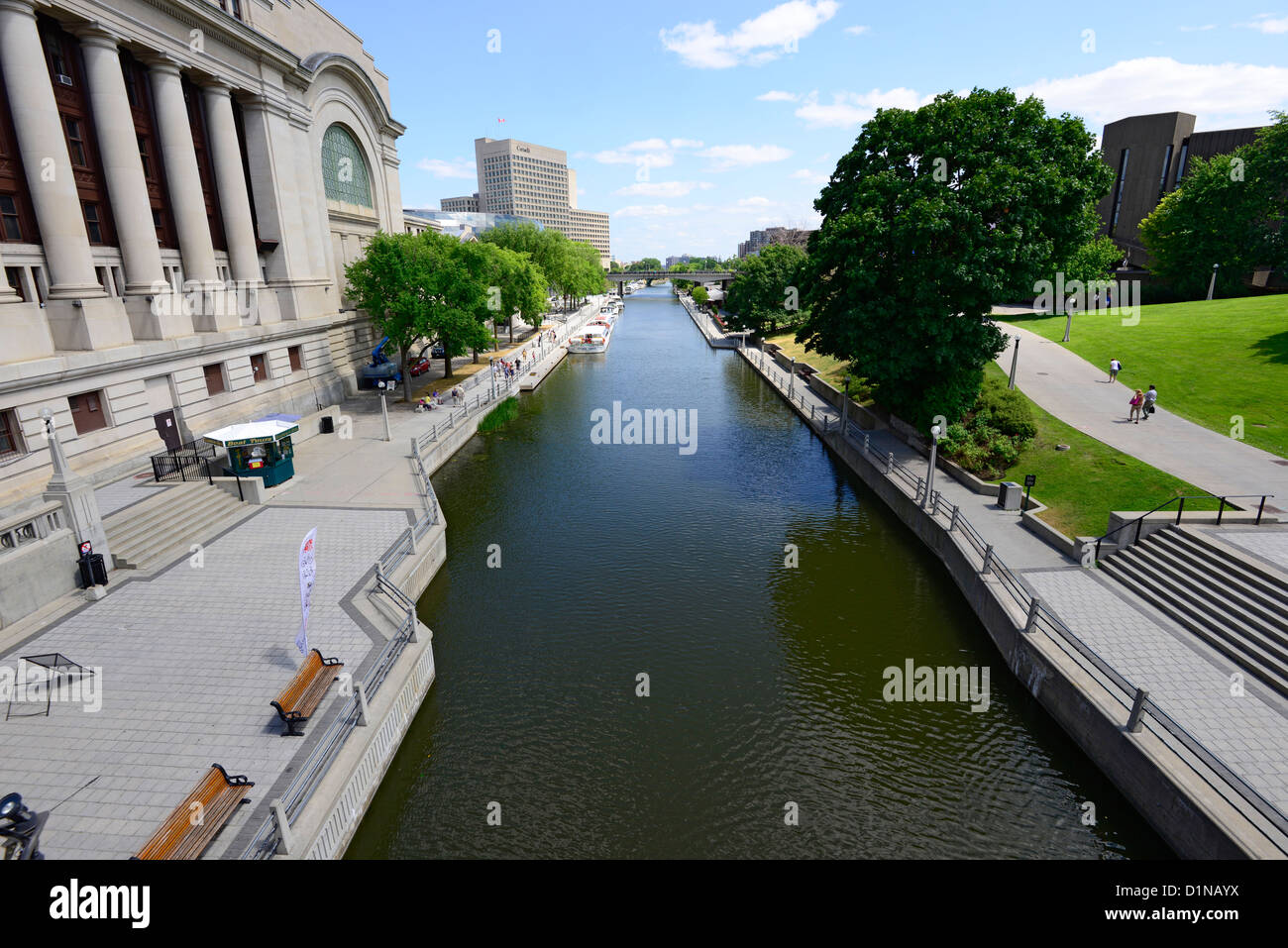 RideauKanal nationalen historischen Ort Ottawa Ontario Kanada