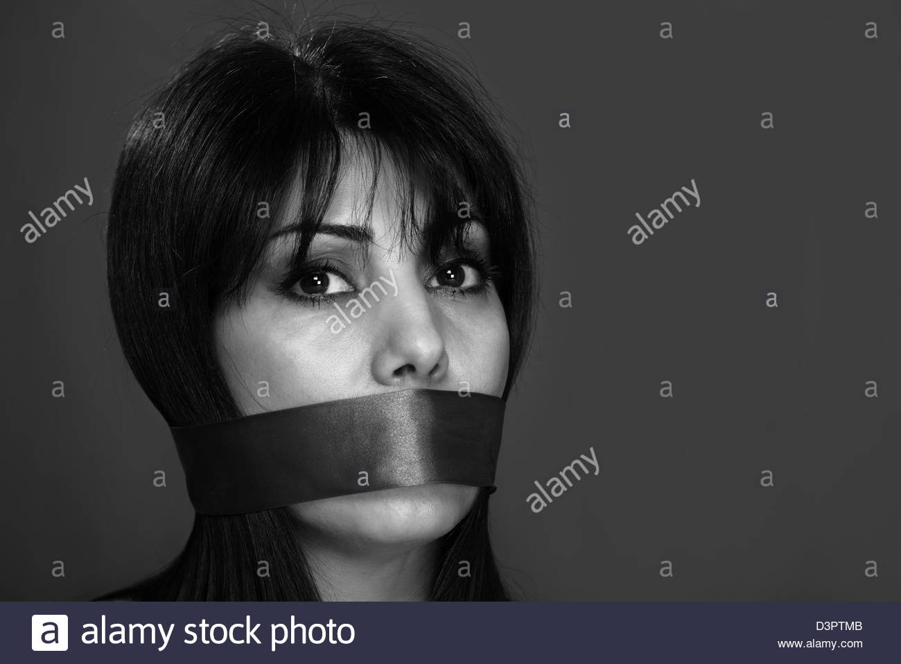 Gagged Mouth Stockfotos And Gagged Mouth Bilder Alamy 
