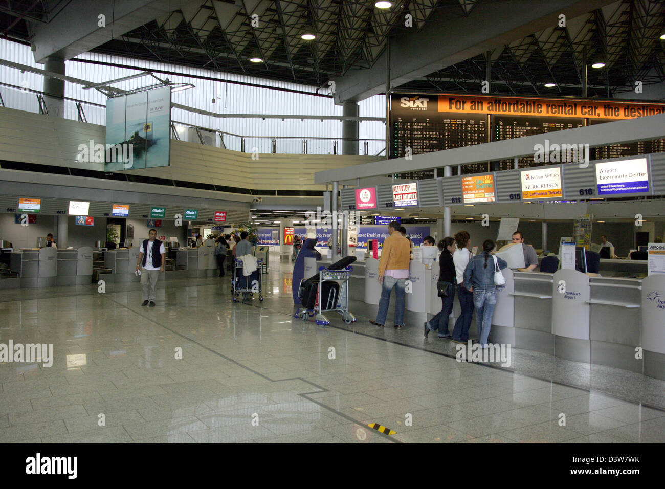 Aegean Airlines Frankfurt Terminal 1 Schalter www.alamy.de