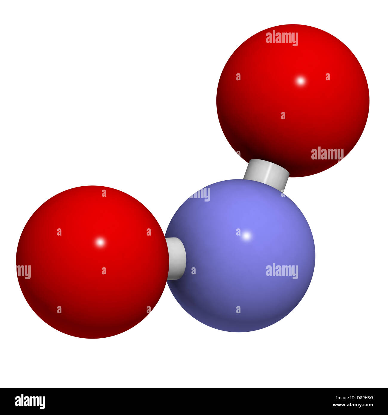 Nitrit (NO2-) Anion. Nitrit Salze dienen bei der Aushärtung von Fleisch ...
