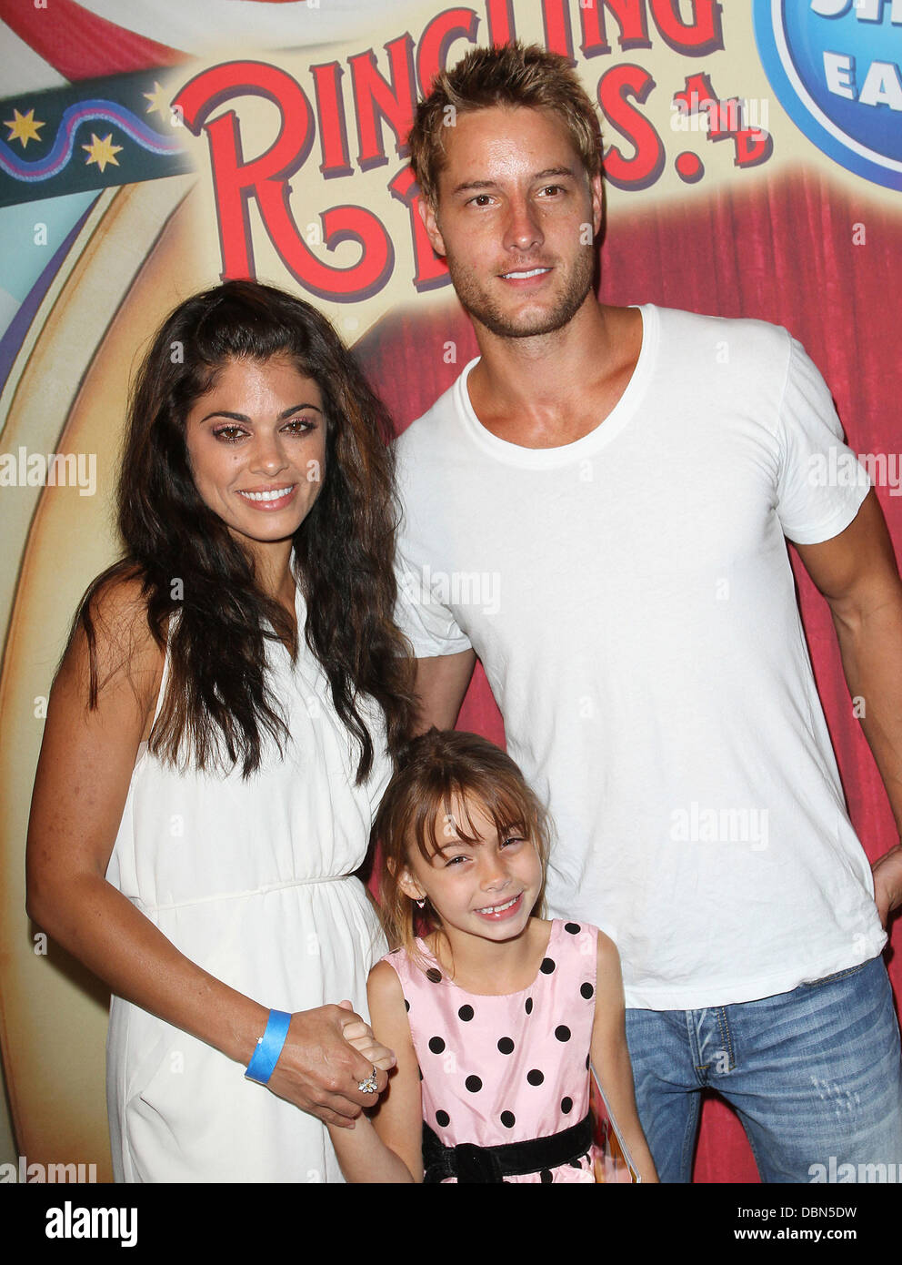 Lindsay Hartley, Justin Hartley und Tochter Isabella Justice Hartley
