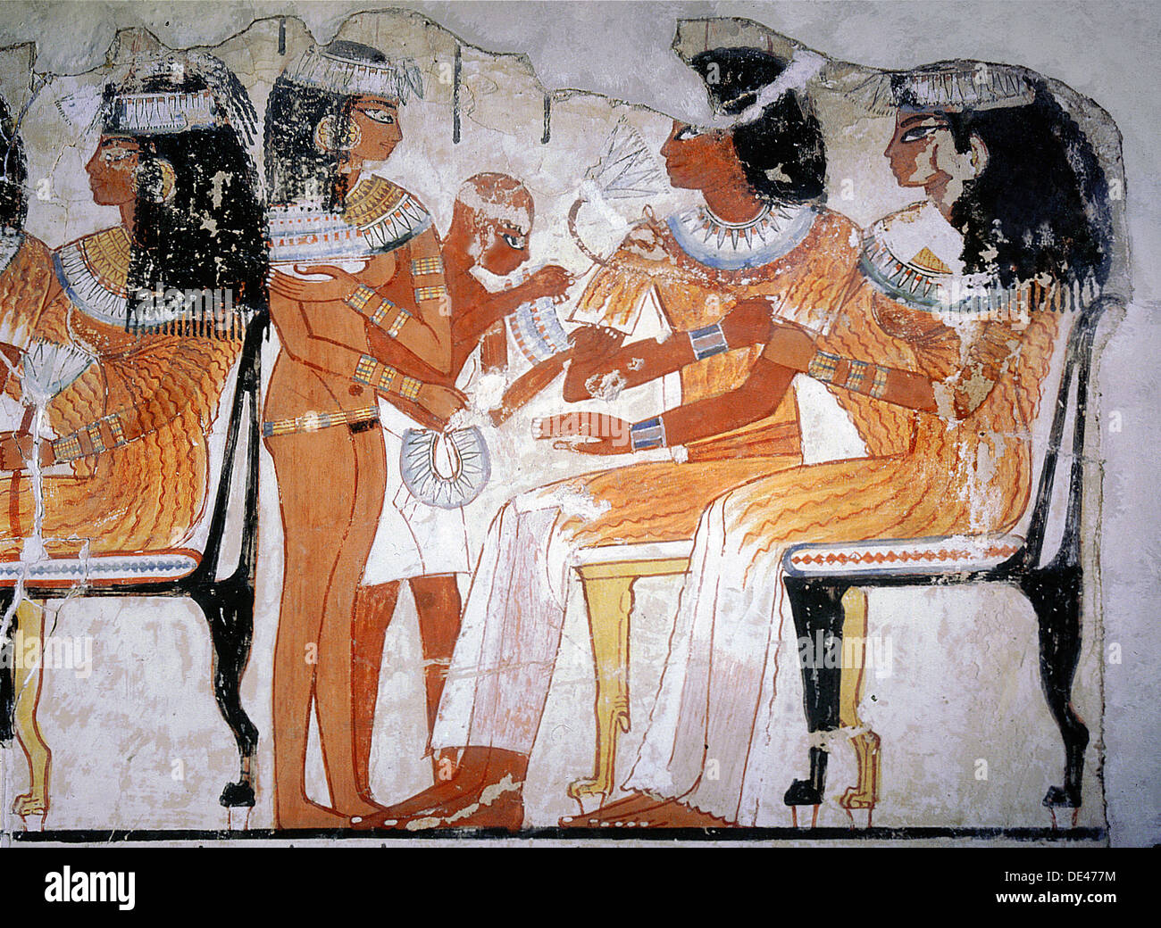 Nebamun Tomb Painting Fotos Und Bildmaterial In Hoher Aufl Sung Alamy