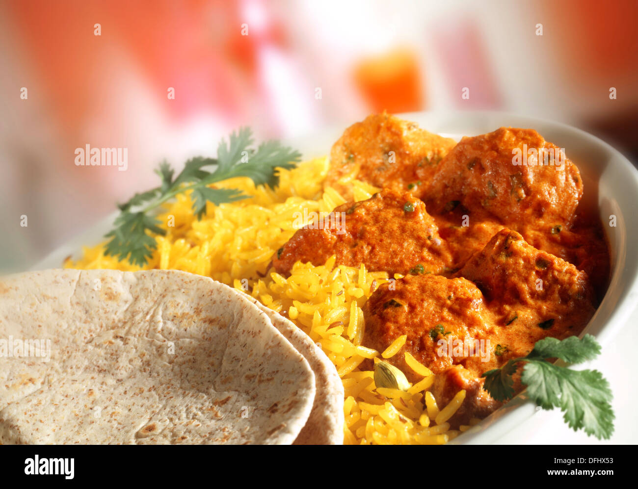 Indisches Huhn Tikka Masala Curry Stockfotos Und Bilder Kaufen Alamy