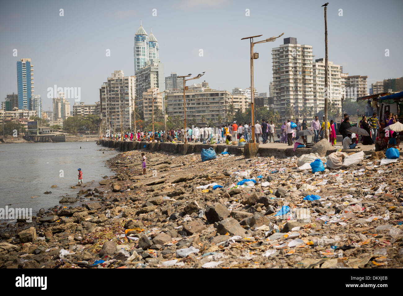 Mumbai (Bombay), Indien in der Nähe von Haji Ali Dargah Mosque