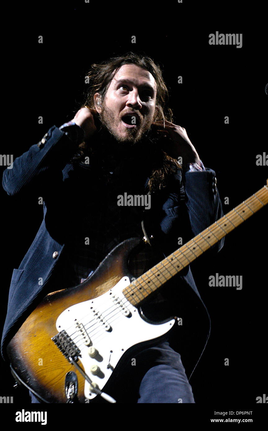 Oktober Philadelphia Pa Usa Gitarrist John Frusciante Von