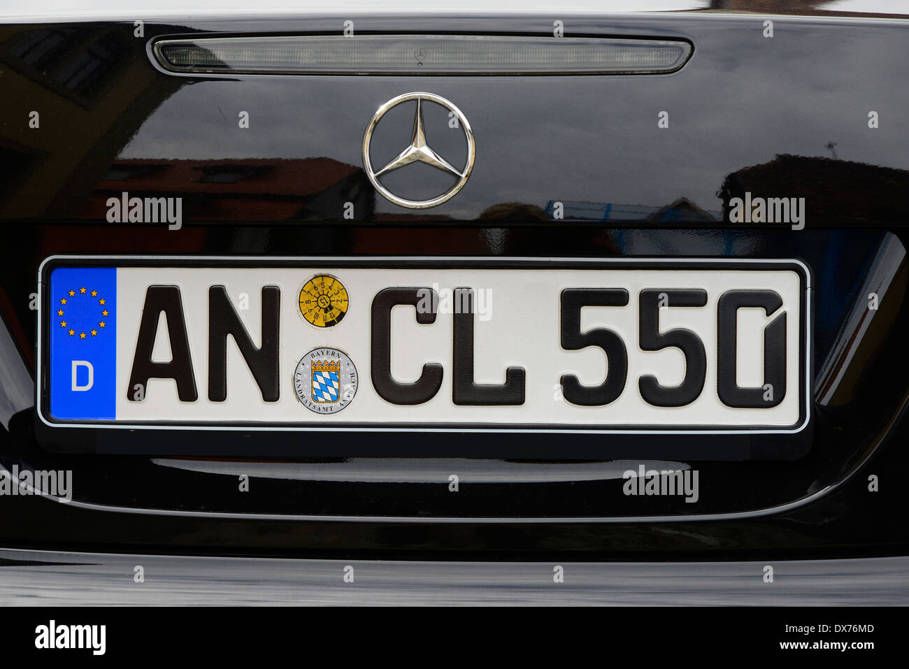 License Plate Of Germany Stockfotos & License Plate Of Germany Bilder