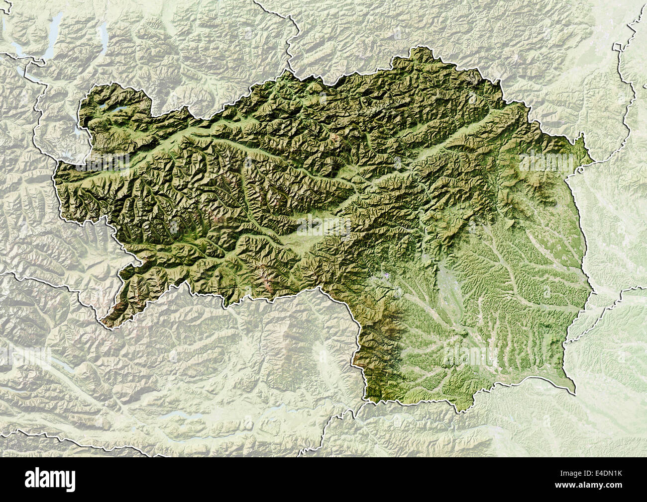 Alps Aerial Map Stockfotos & Alps Aerial Map Bilder - Alamy