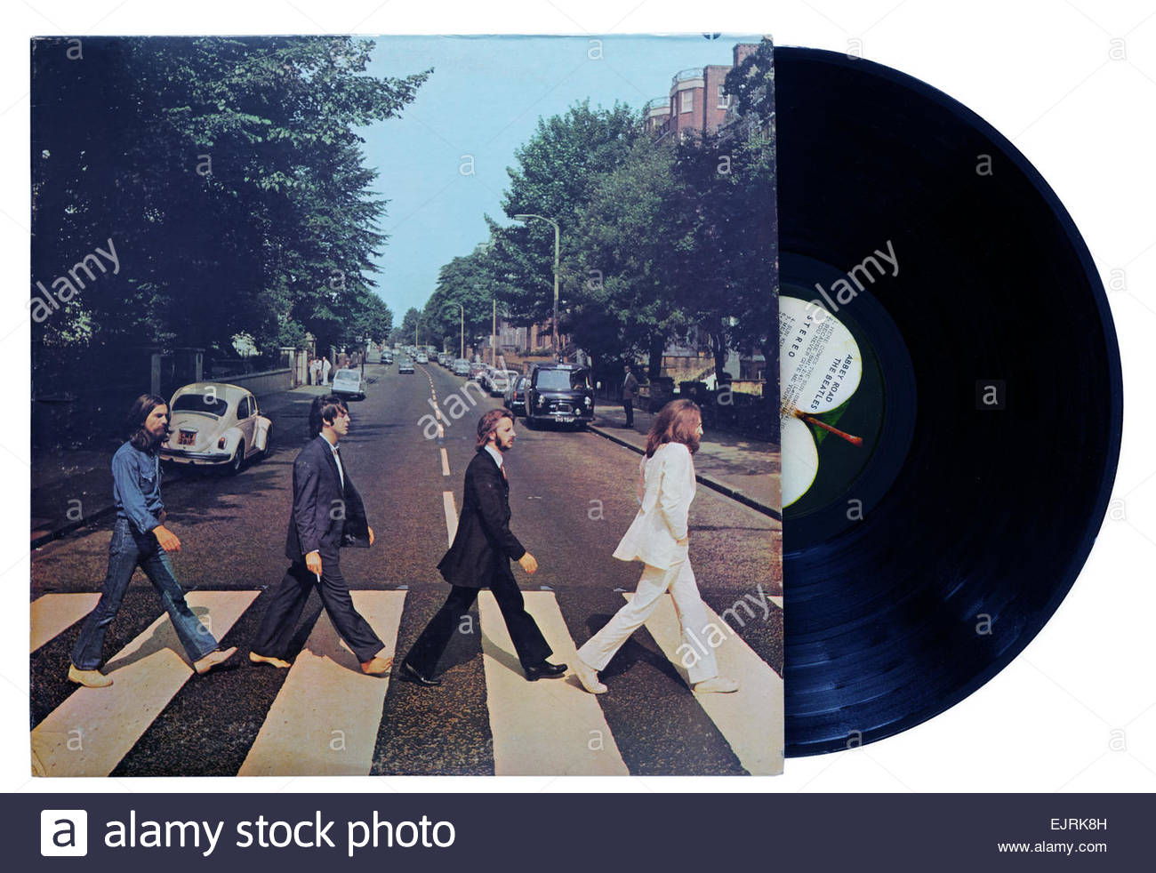 Cover Of The Beatles Abbey Road Album Stockfotos & Cover Of The Beatles