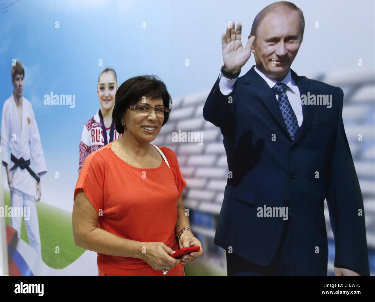 Baku, Aserbaidschan. 12. Juni 2015. Russische Satte Duma Mitglied Irina