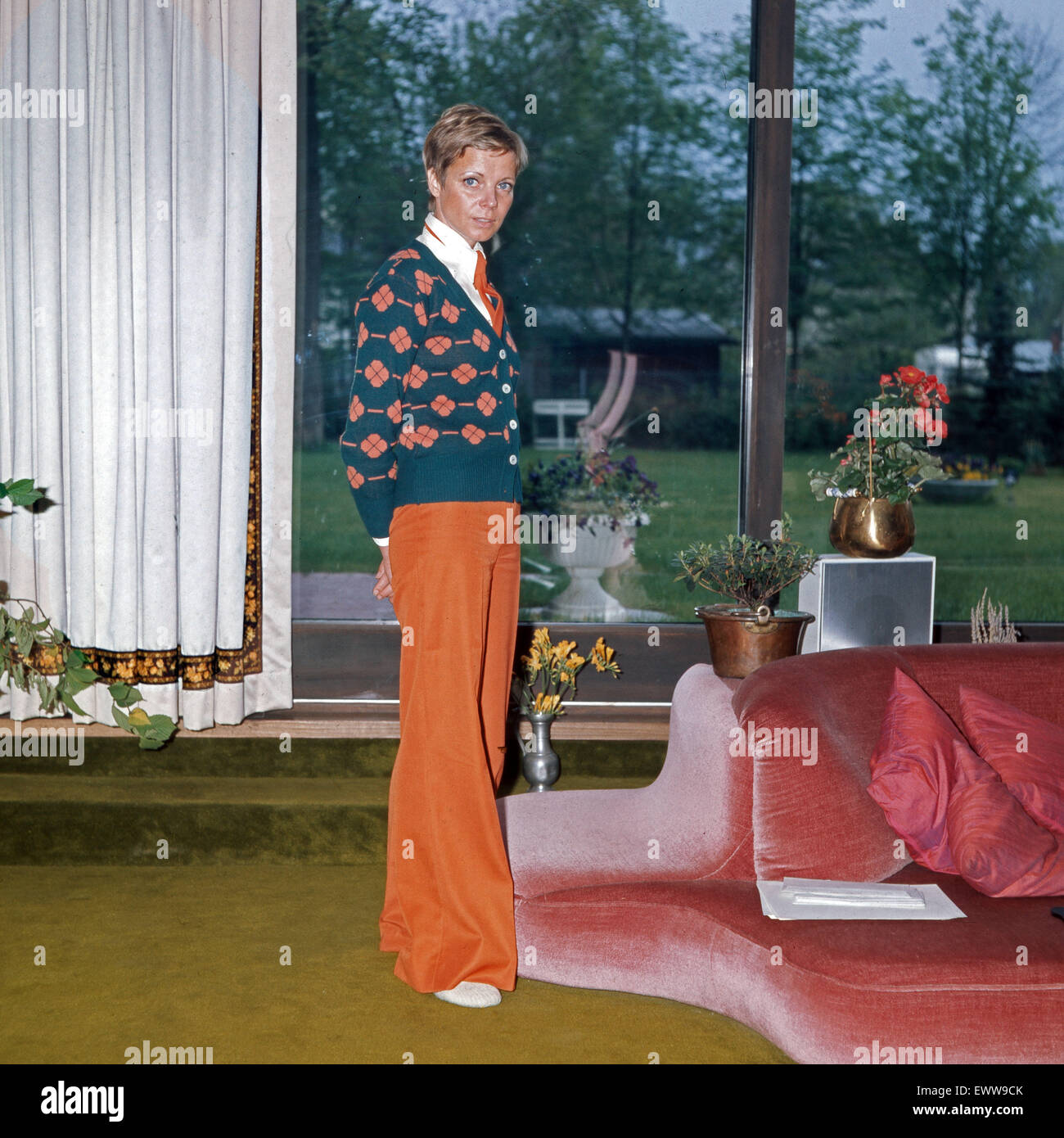 Deutsche Fictitious character Grit Boettcher, Deutschland 1970er Jahre. Die deutsche