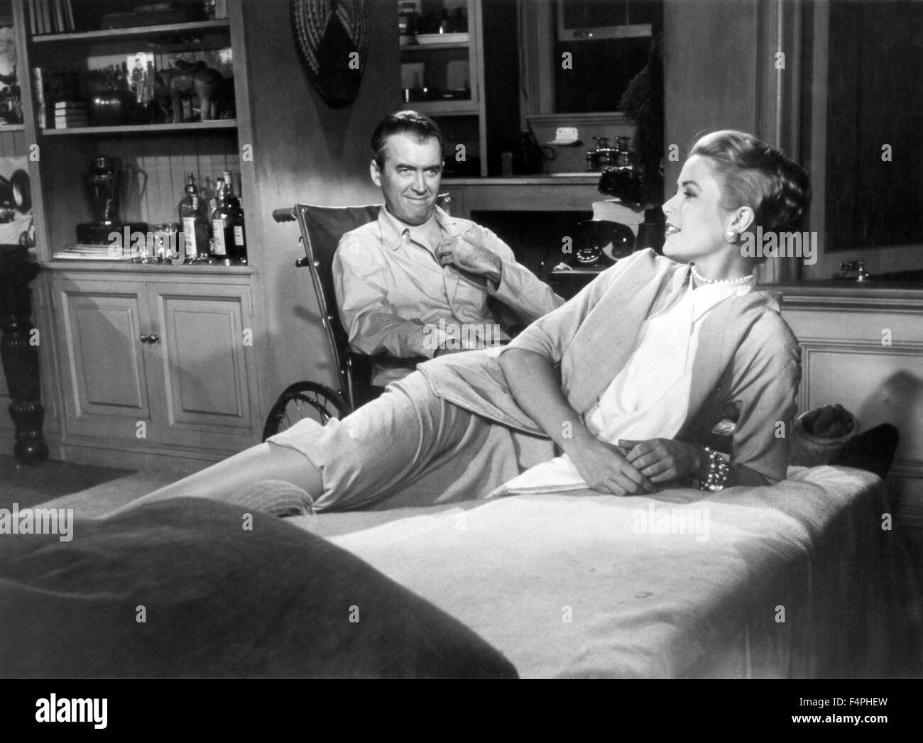 James Stewart Und Grace Kelly Rear Window 1954 Unter Der Regie Von