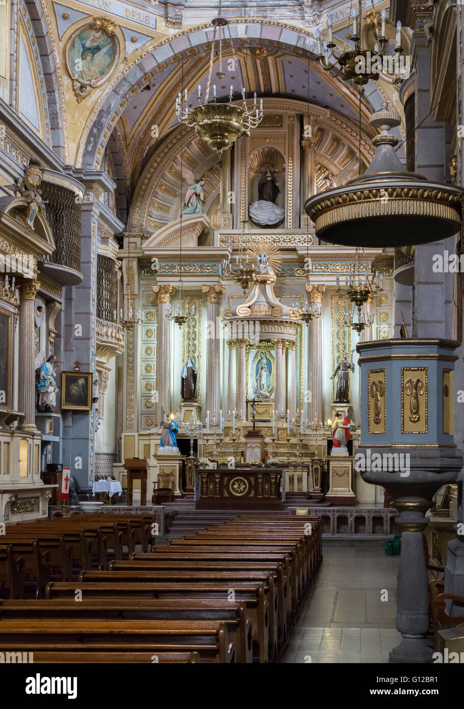 Templo de Santa Clara ist ein 17. Jahrhundert römischkatholische Kirche befindet sich in Puebla