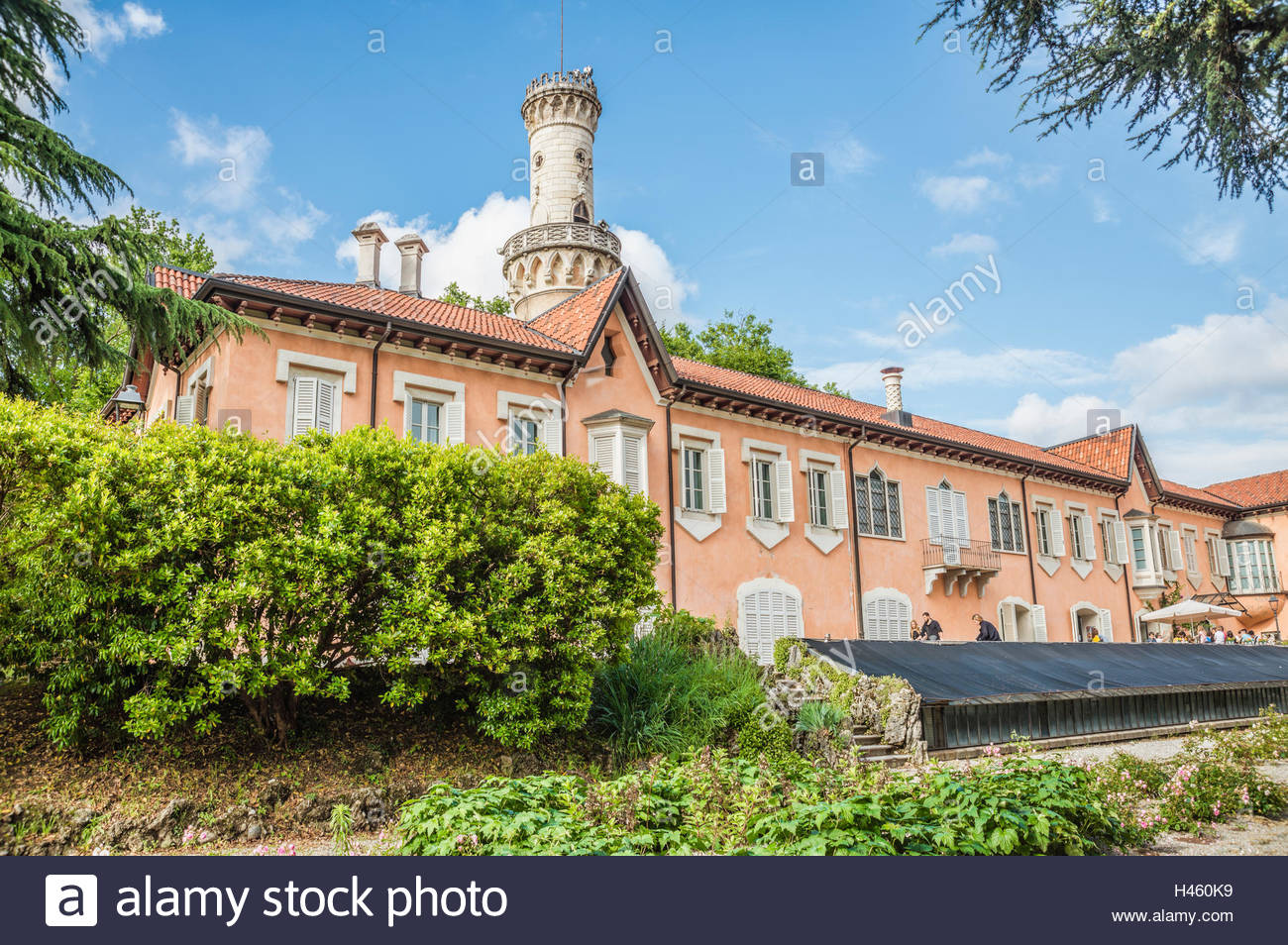 Villa Mirabello im Garten des Palazzo Estense, Varese, Italien Villa