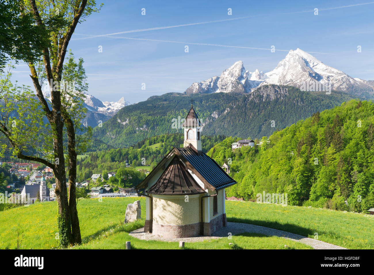 Kirchleitn Kapelle in der Mitterweinfeld in der Nähe von Berchtesgaden