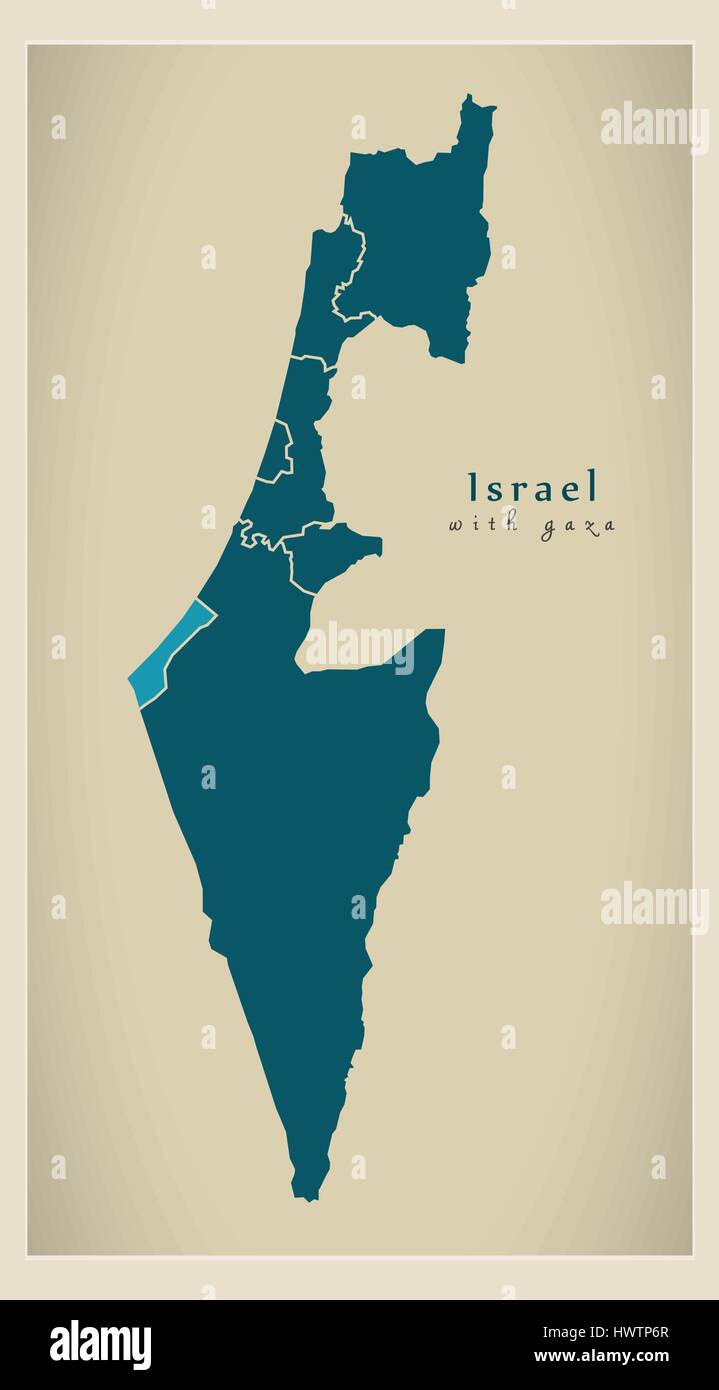 Map Of Gaza Stock Vektorgrafiken Kaufen Alamy