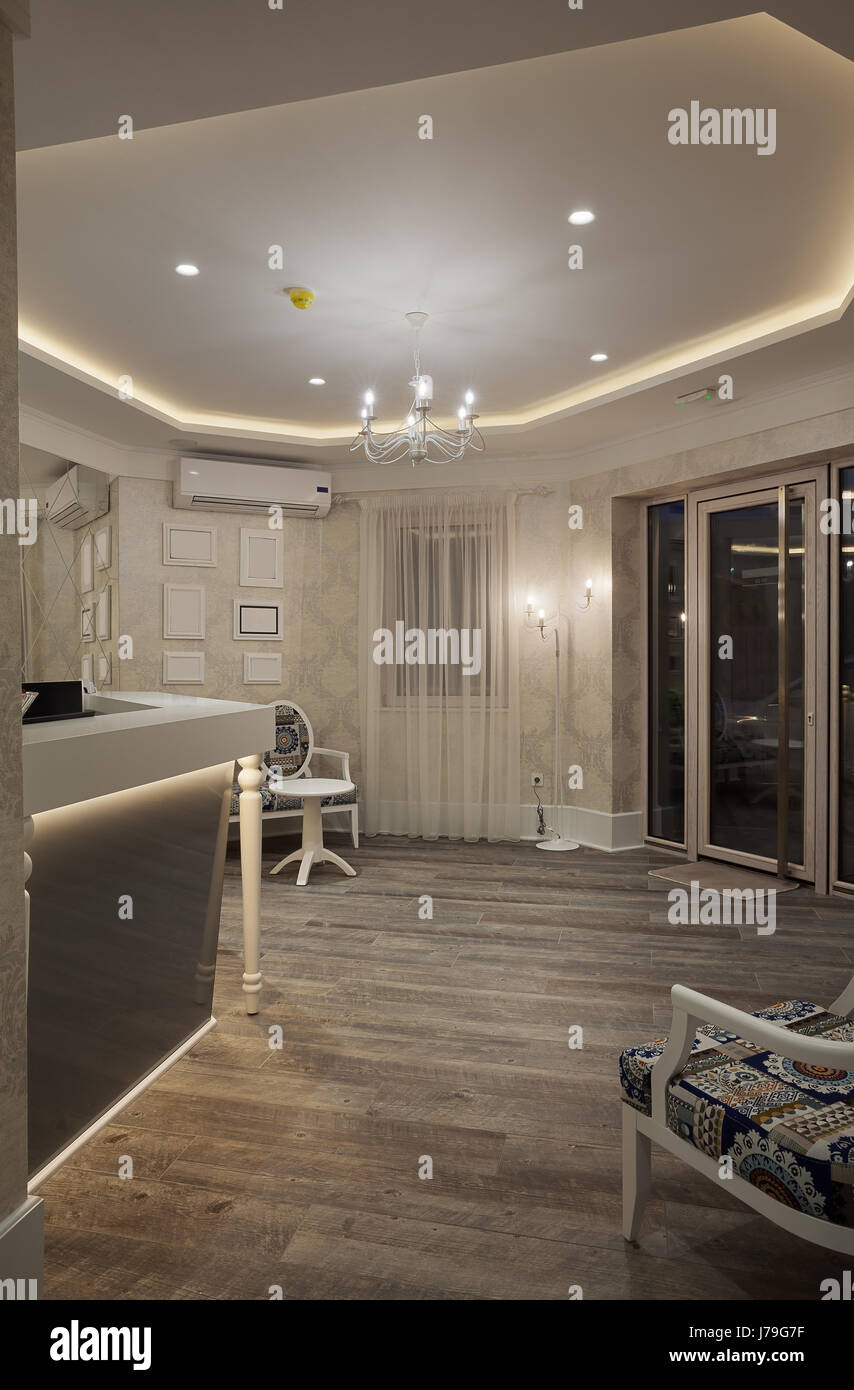 modernes mobel design, ein modernes und neues hotel, details der rezeption zimmer, Design ideen