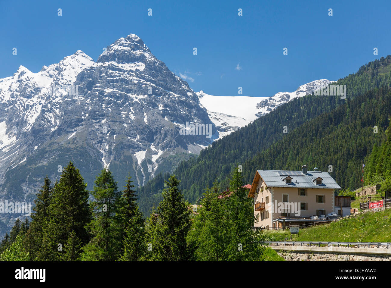 Bergpanorama Stilfser Joch Stilfserjoch Passo Dello Stelvio