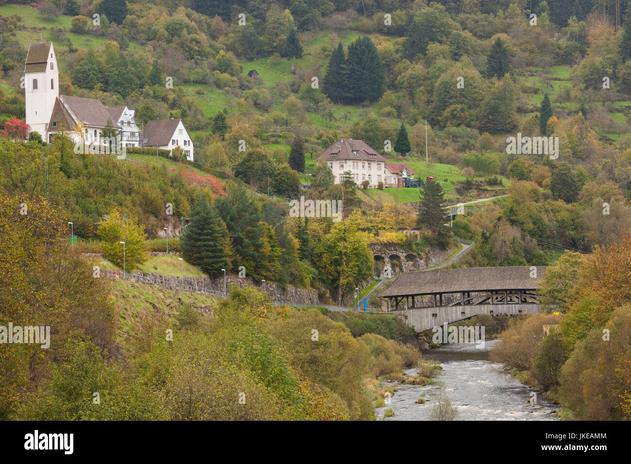 Deutschland, BadenWürttemberg, Schwarzwald, Forbach, überdachte