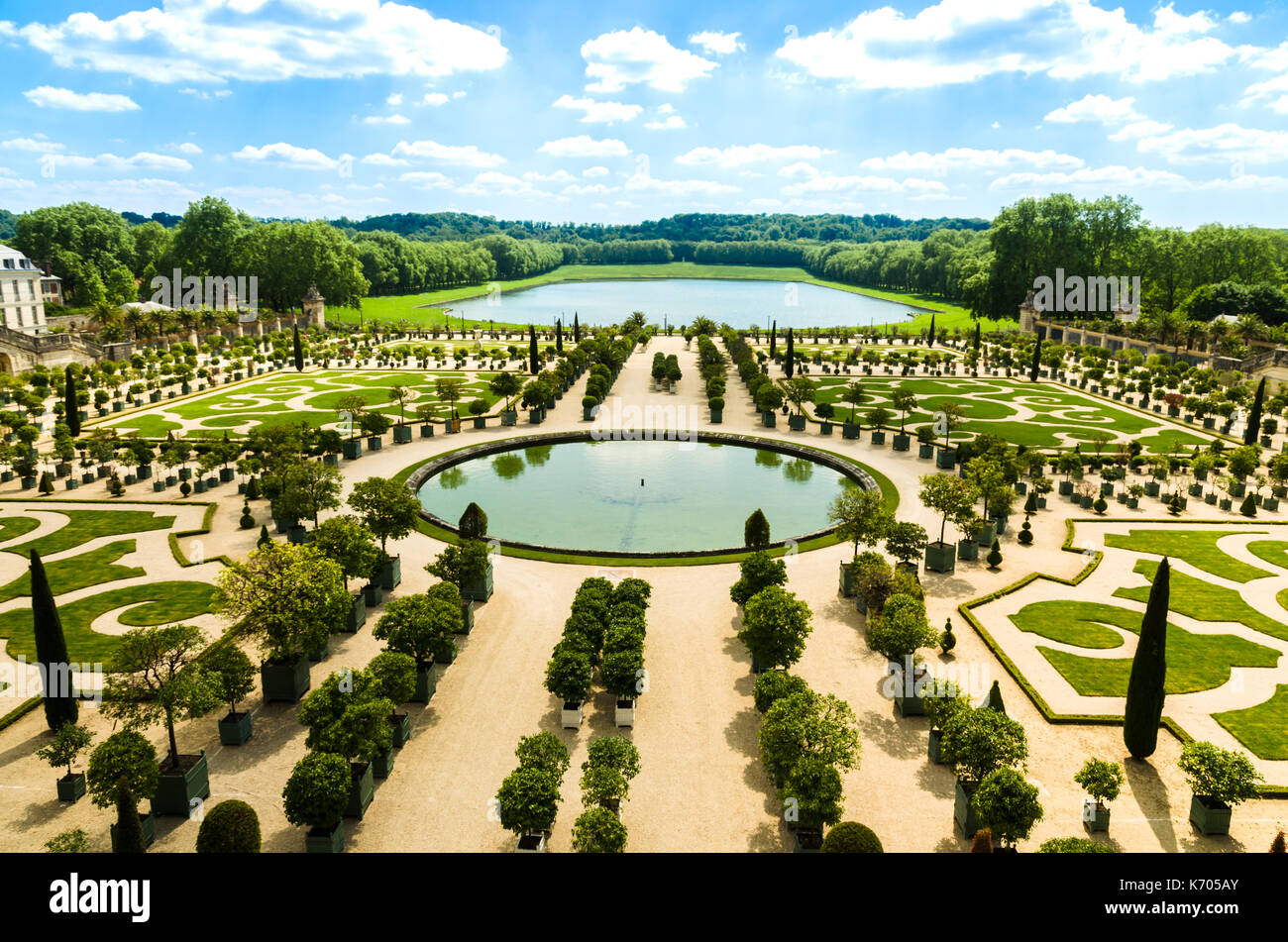 Paris Versailles Gardens Stockfotos & Paris Versailles Gardens Bilder