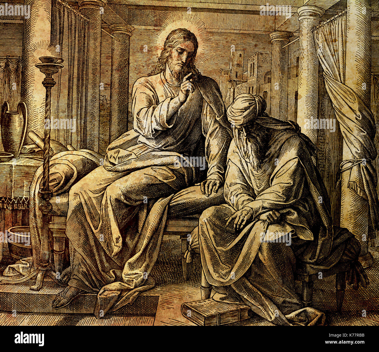 Nicodemus With Christ Stockfotos & Nicodemus With Christ Bilder Alamy