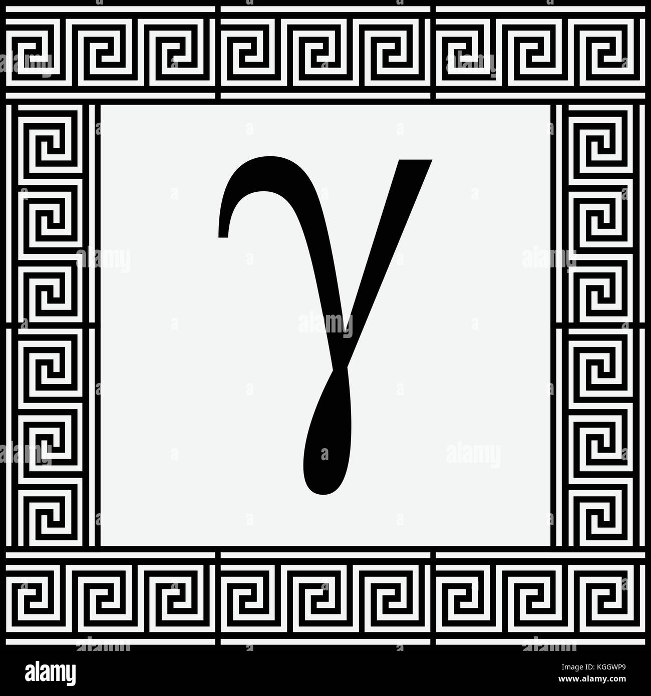 Gamma griechischen Buchstaben Symbol, Gamma Symbol in der