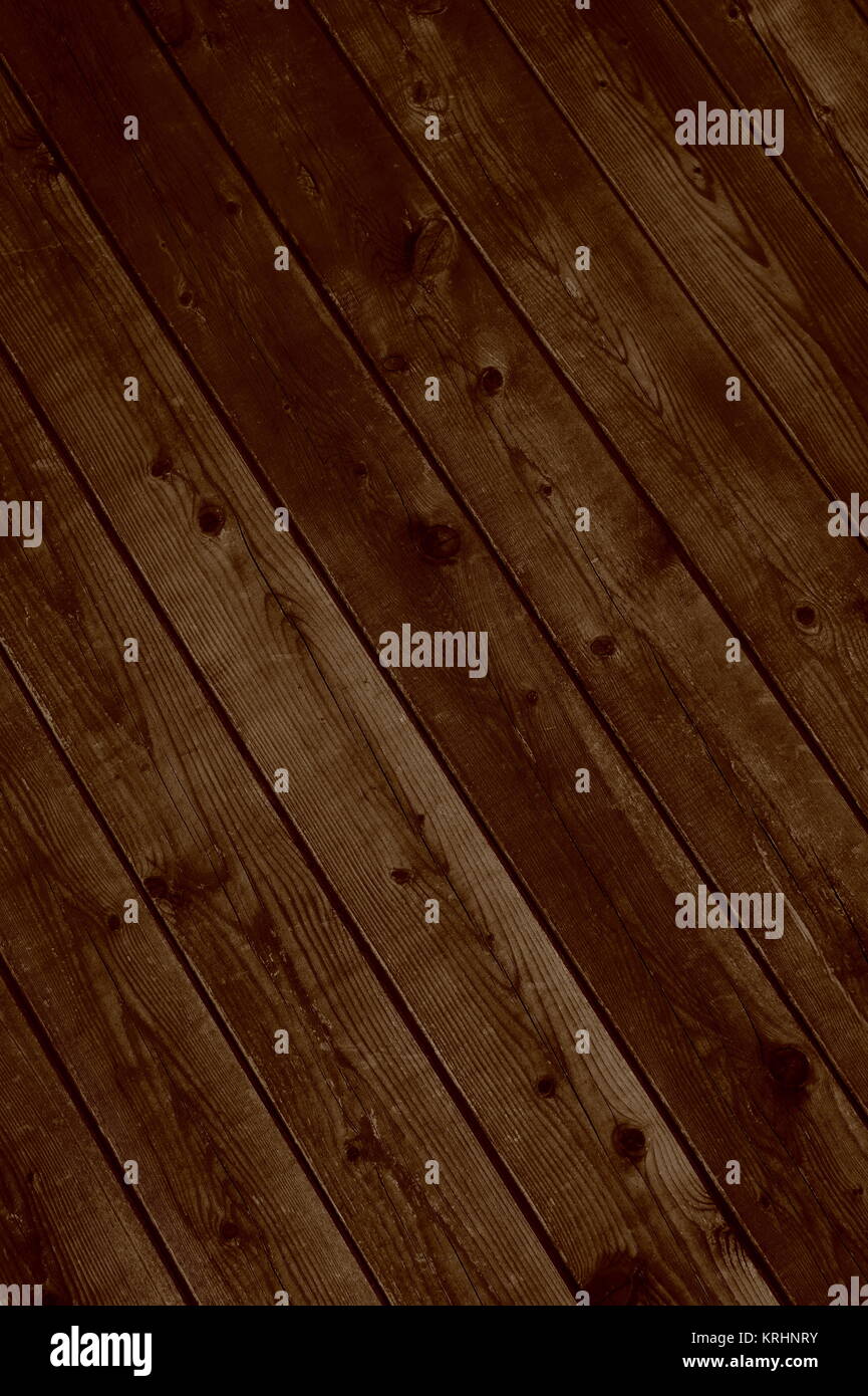 Diagonal dunkel braun Holz Stockfoto, Bild: 169420719 - Alamy