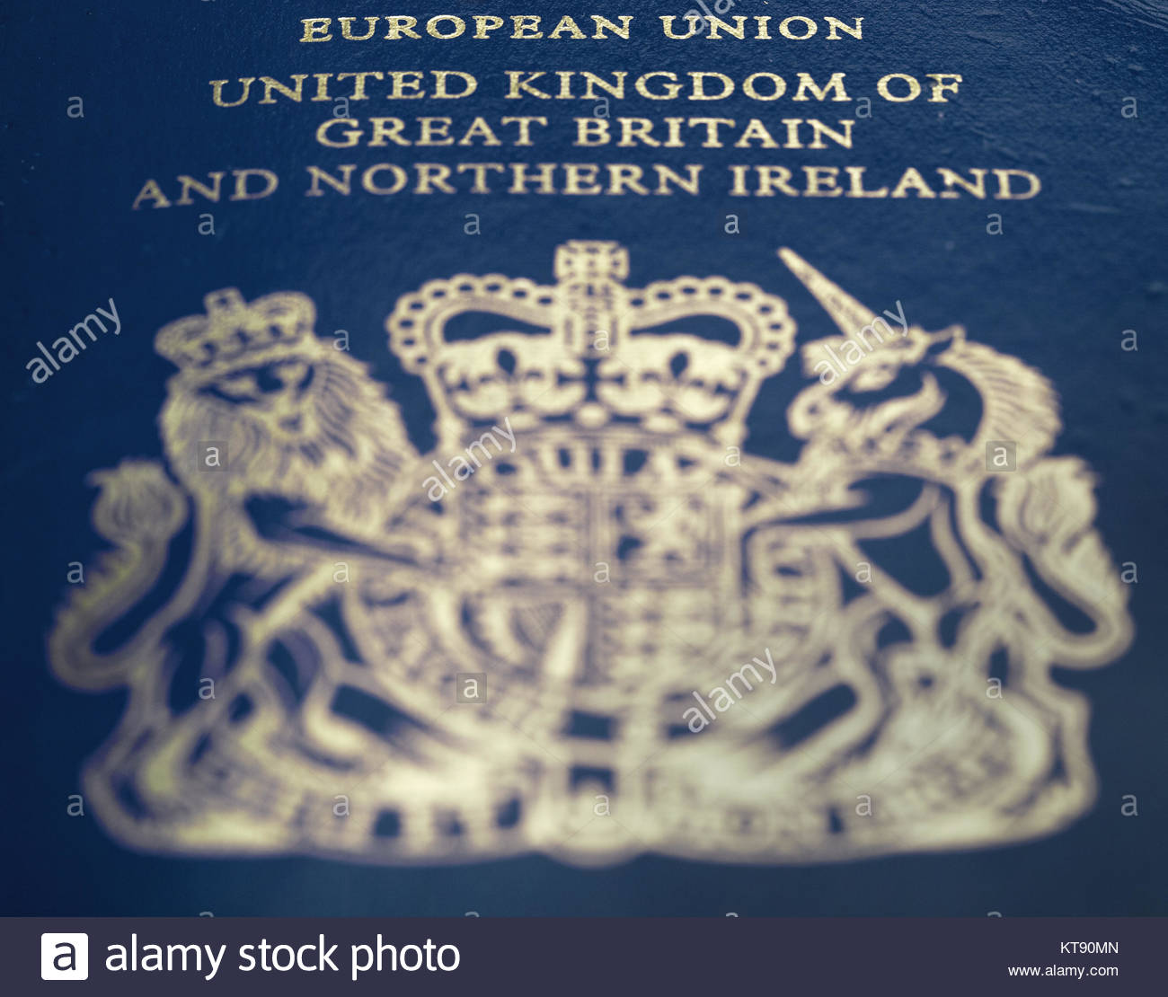 London Großbritannien 23 Dez 2017 Blauen Britischen Pass In